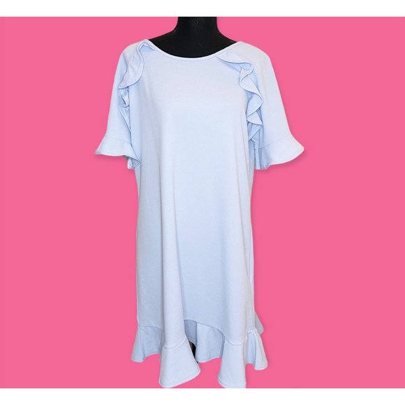 Boohoo plus ruffled midi dress - Picture 3 of 4